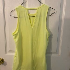 Ideology yellow keyhole back tank! Ladies Sz Sm!Like new!
